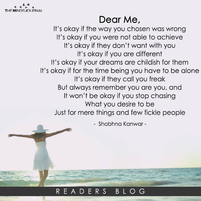 Dear Me ...