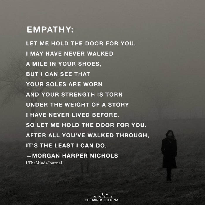 Empathy: Let Me Hold The Door For You
