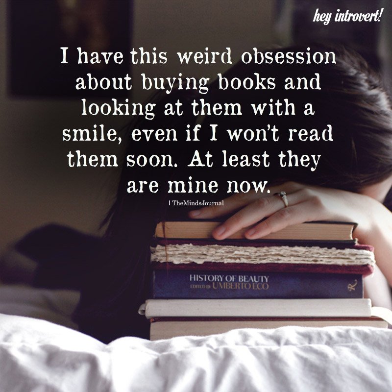 I Have This Weird Obsession About Buying Books