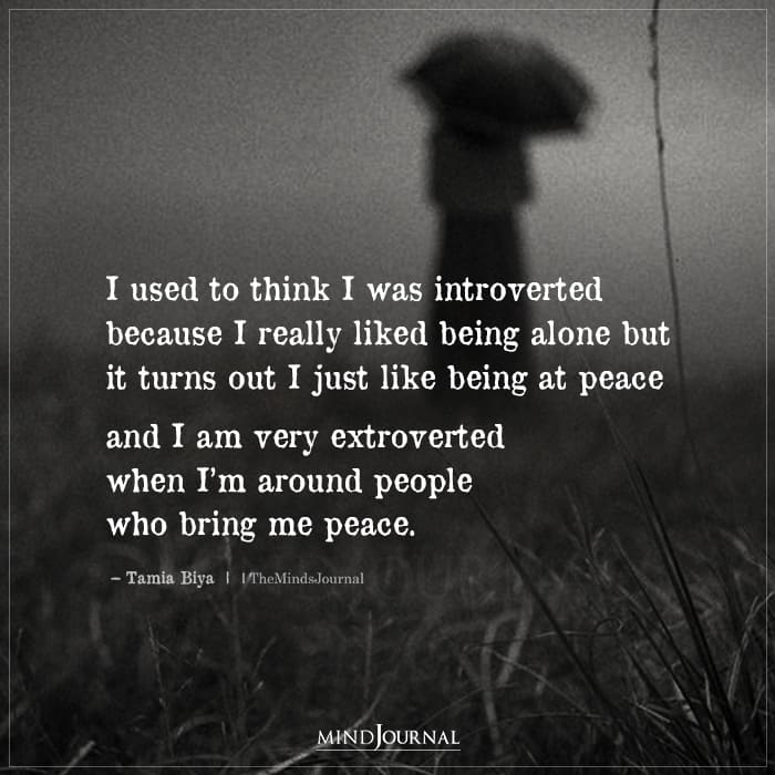 I Used To Think I Was Introverted