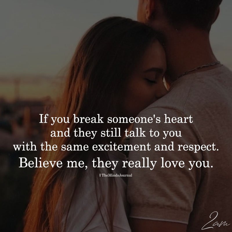 break someones heart