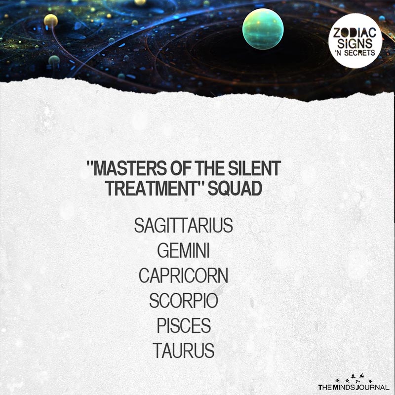 Masters Of The Signs Treatment Squad