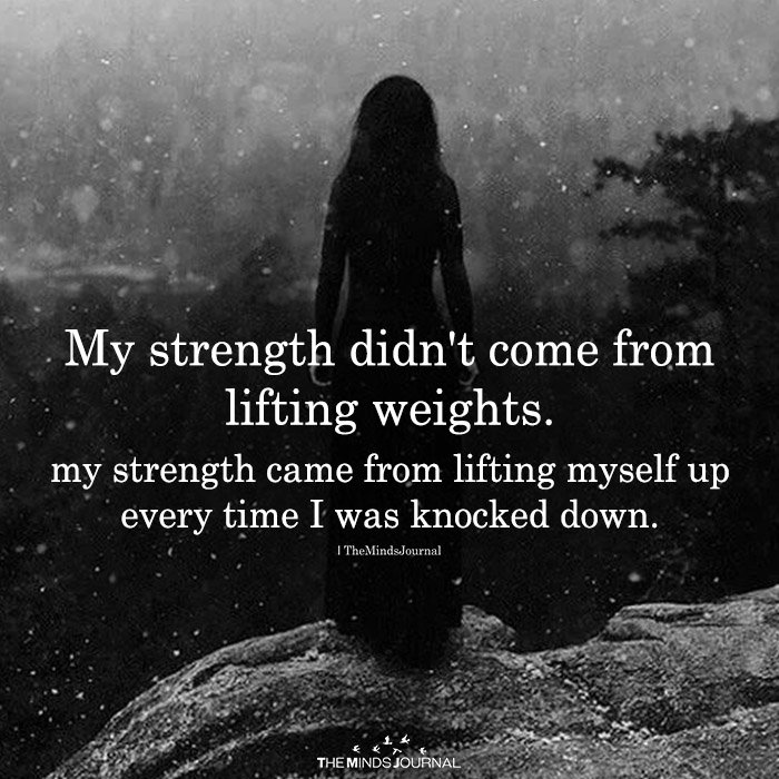 My Strength Didn't Come From Lifting Weights