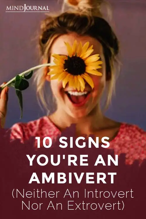 Signs Youre An Ambivert Pin