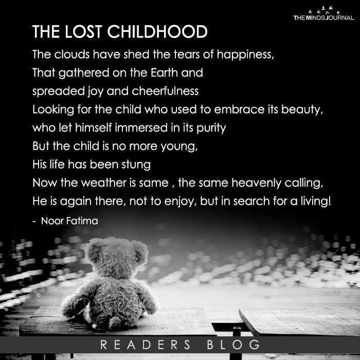 THE LOST CHILDHOOD
