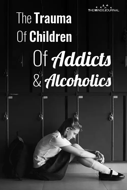 Trauma of Children Of Addicts Alcoholics pin