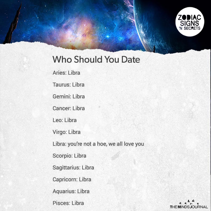 Libra Should Date