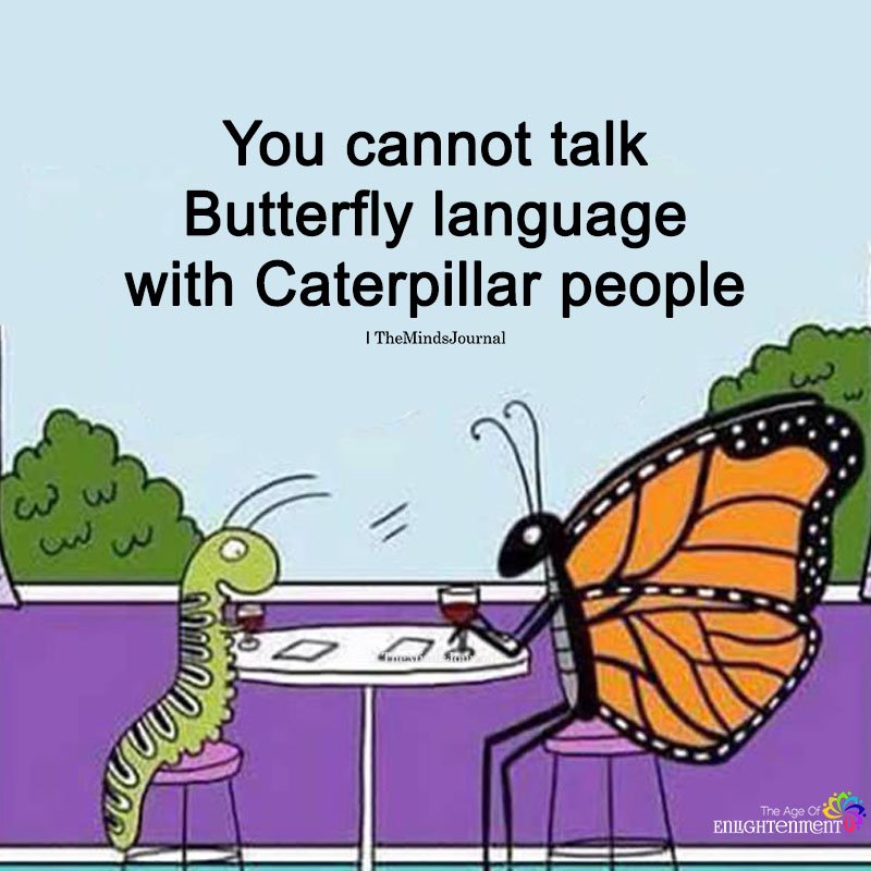 You Cannot Talk Butterfly Language