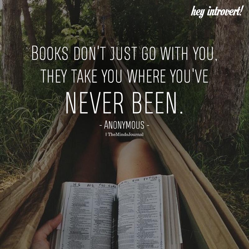 Books Don't Just Go With You