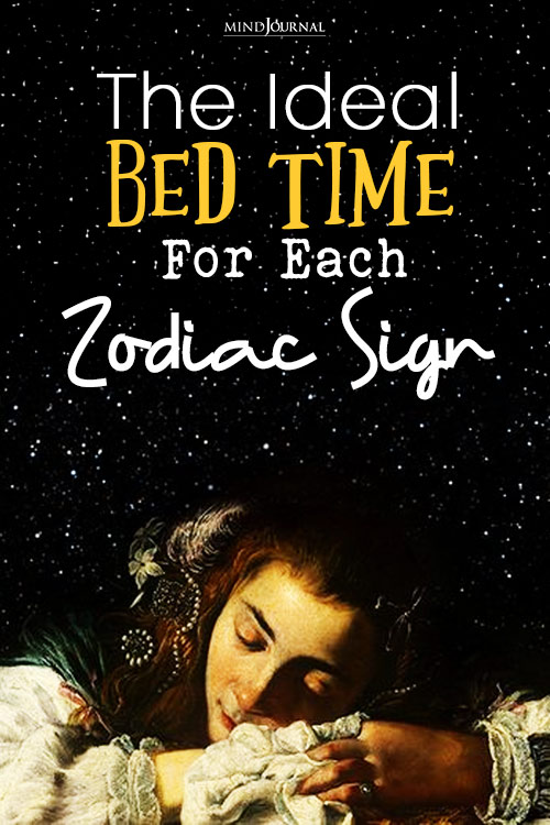 Ideal Bed Time Each Zodiac Sign pin
