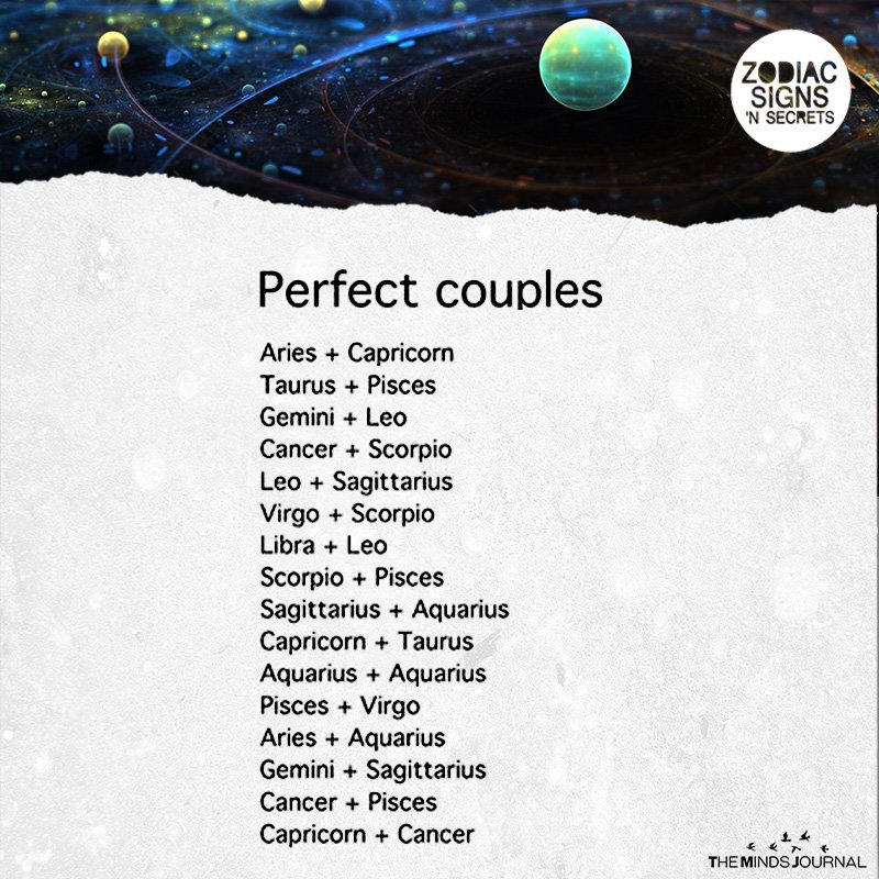Signs As Perfect Couples