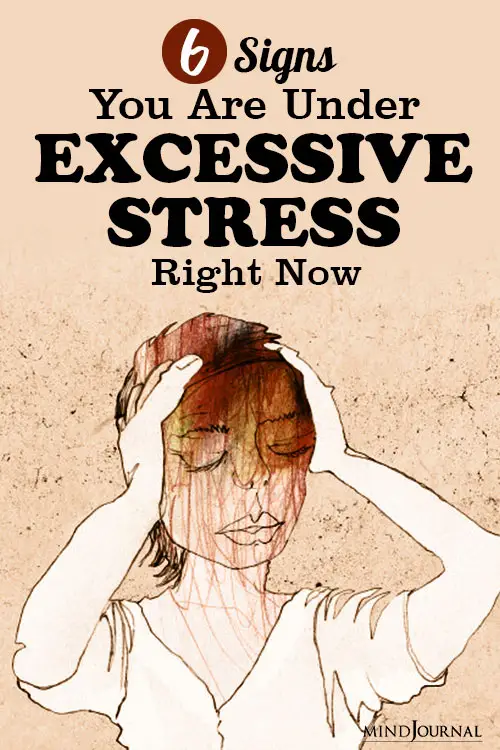 Signs Under Excessive Stress Right Now pin