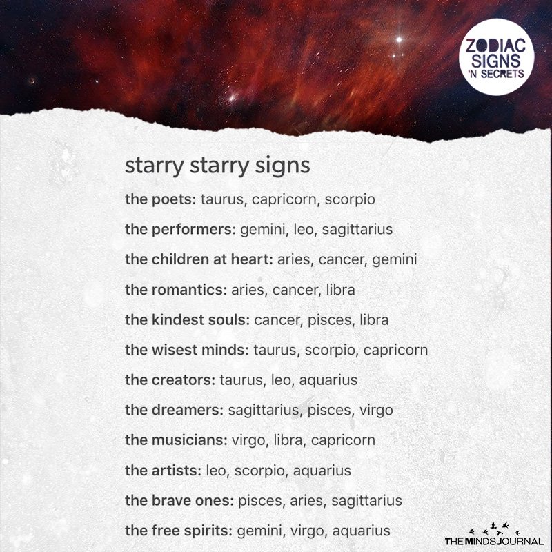 Starry Starry Signs