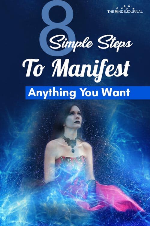 Steps Manifest Anything You Want pin