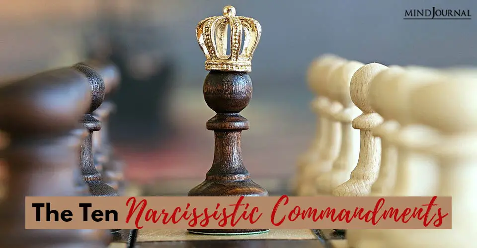 Ten Narcissistic Commandments: The Arrogance Code