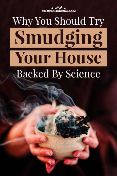 Smudging your house to dispel negative forces is a useful task