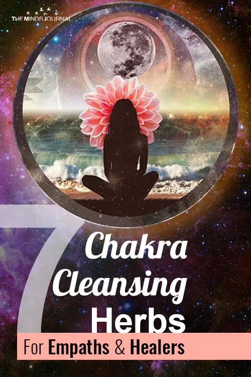 Chakra Cleansing Herbs Empaths Healers pin