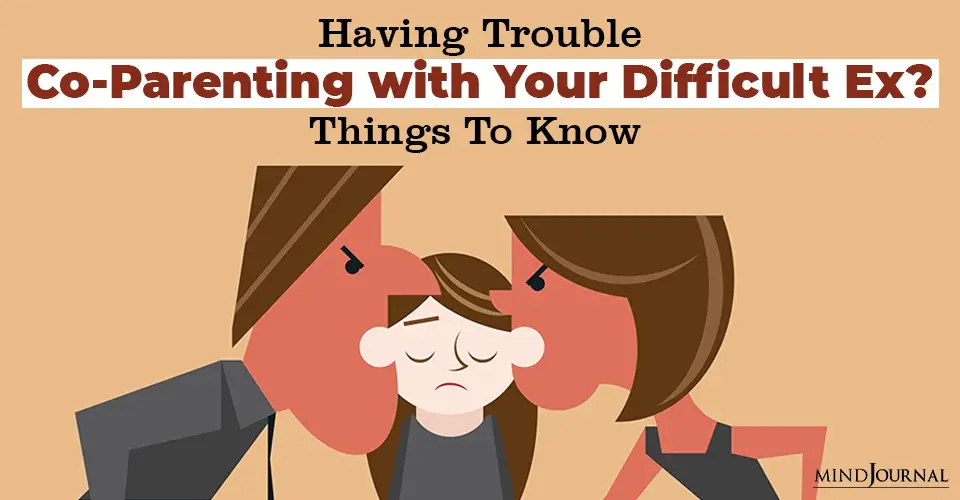 Having Trouble Co-Parenting with Your Difficult Ex? Things To Know