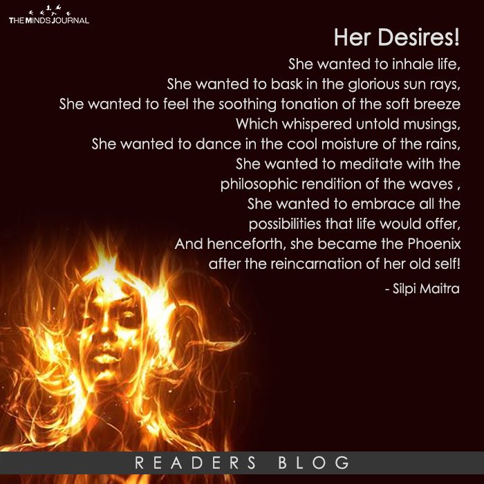 Her desires