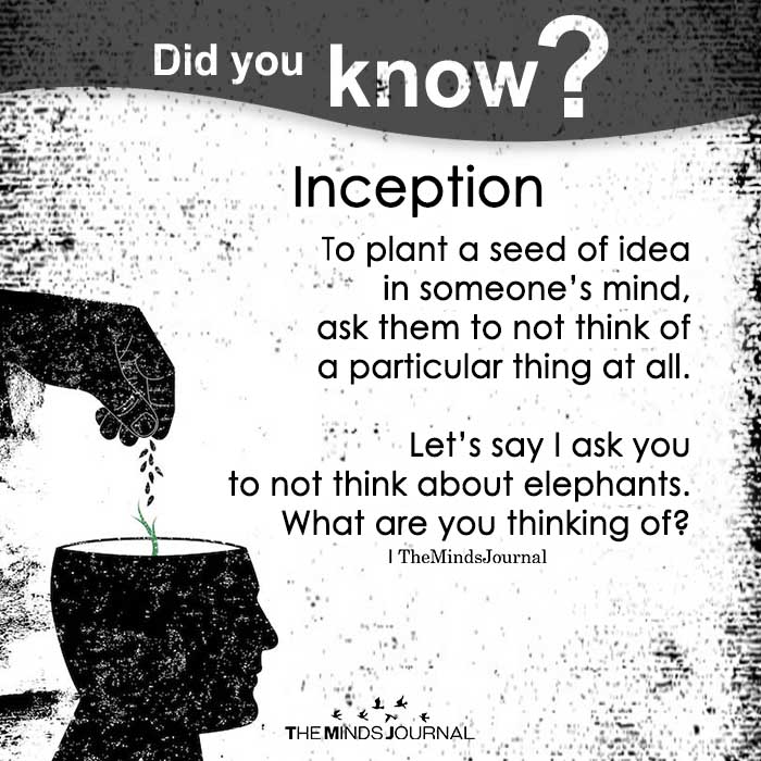 Inception To plant a seed