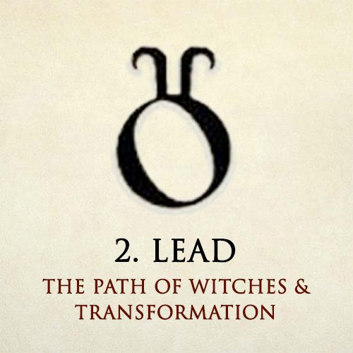 This alchemical symbol is Lead