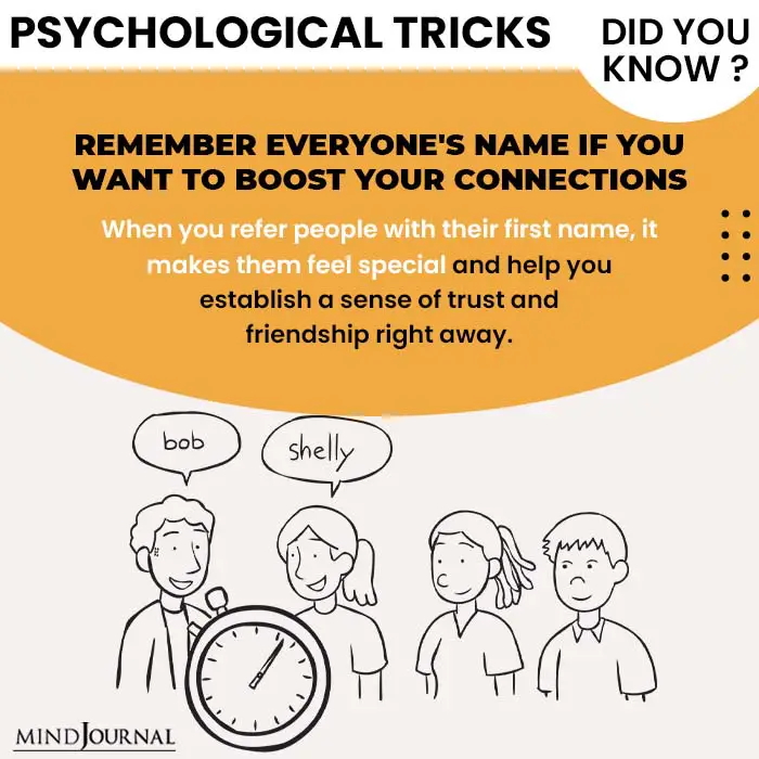 Psychological Tricks Dealing People boost connection