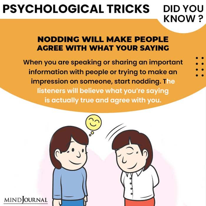 Psychological Tricks Dealing People nodding people