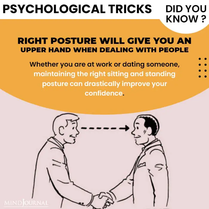 Psychological Tricks Dealing People right posture