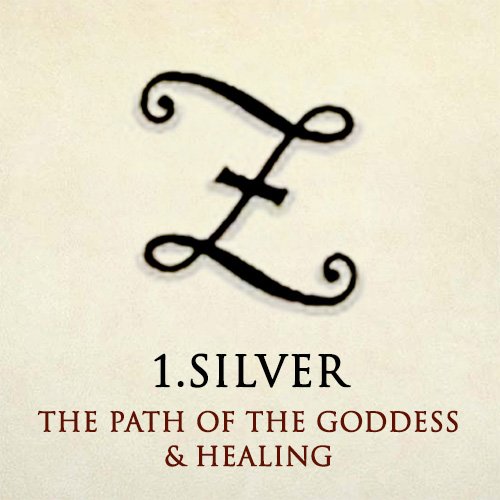 This is silver, one of the symbols in alchemy