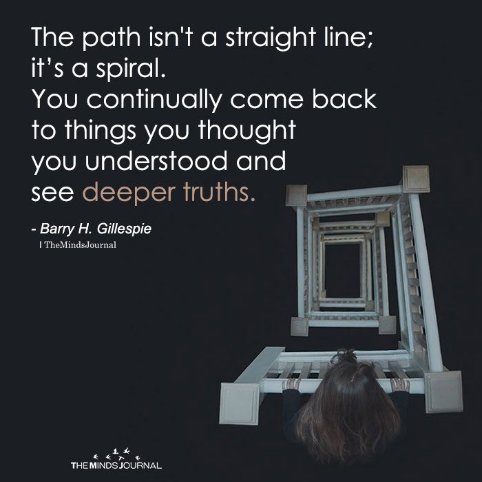 The Path Isn't A Straight Line
