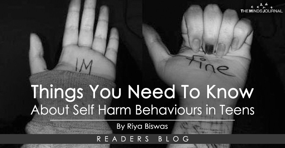Things You Need To Know About Self Harm Behaviours in Teens