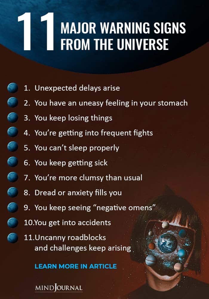 Some of the Warning Signs From Universe