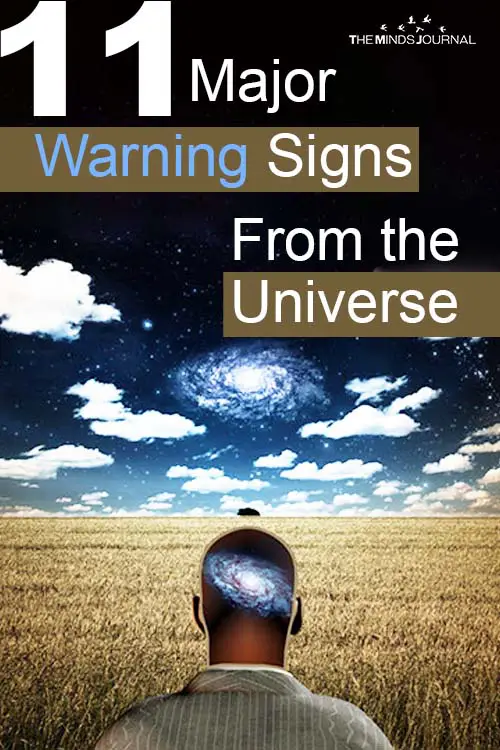 Warning Signs From Universe pin