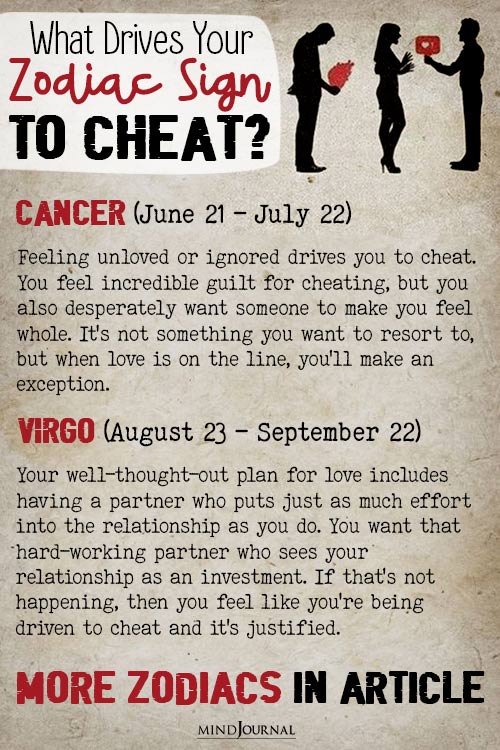 What Drives Zodiac Sign To Cheat detail