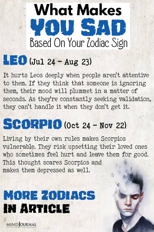 What Makes You Sad Based On Your Zodiac Sign detail