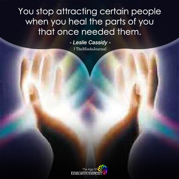 You Stop Attracting Certain People