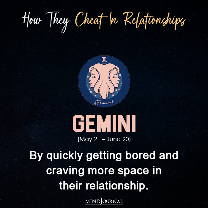 Zodiac Signs Cheat In Their Relationship gemini