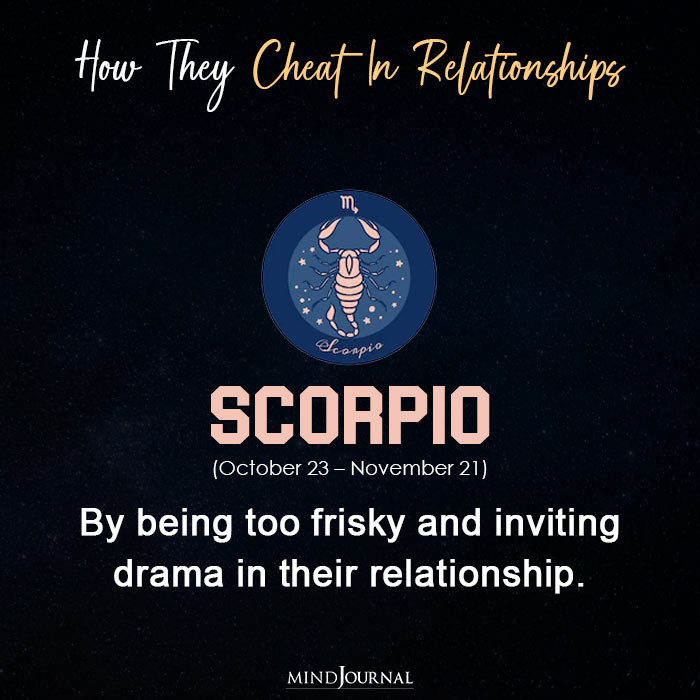 Zodiac Signs Cheat In Their Relationship scorpio