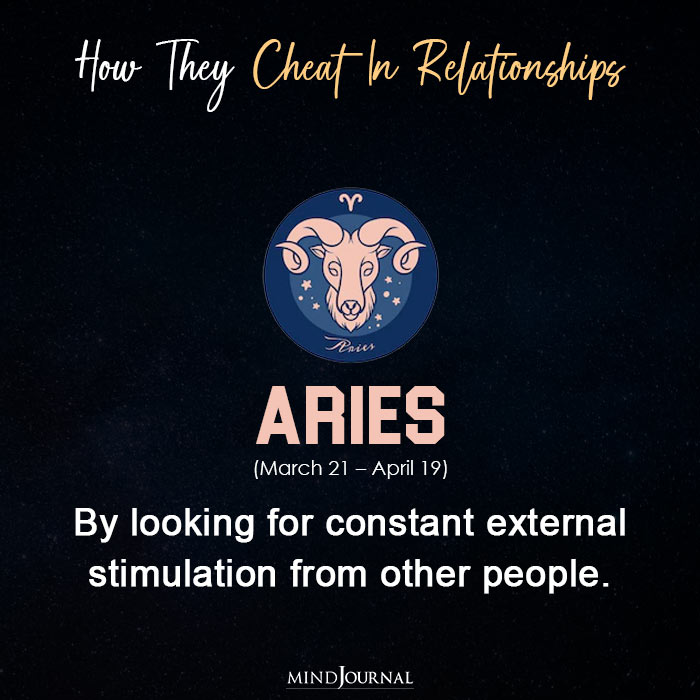 Zodiac Signs Cheat Relationship Aries