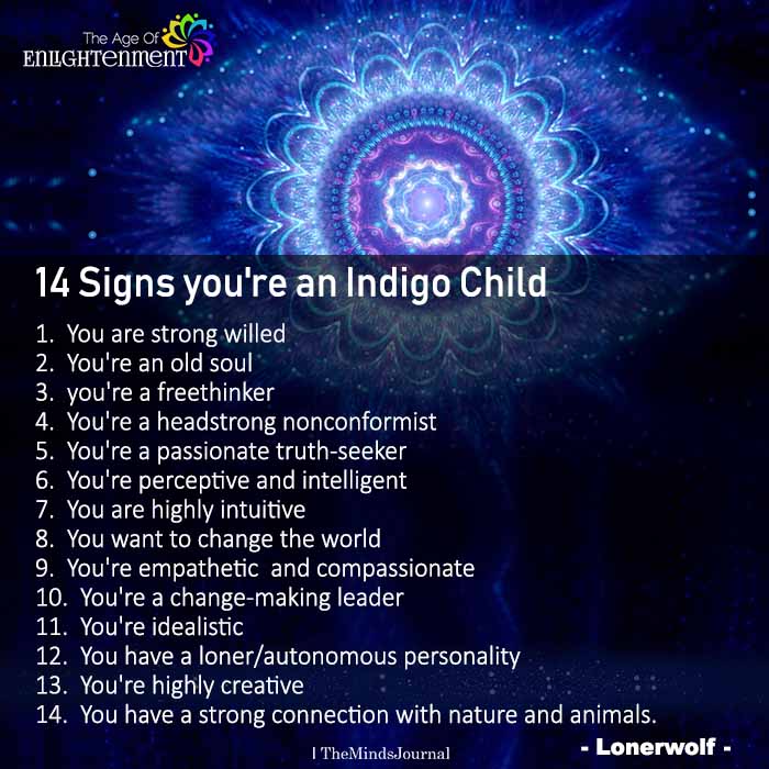 signs you are an indigo child