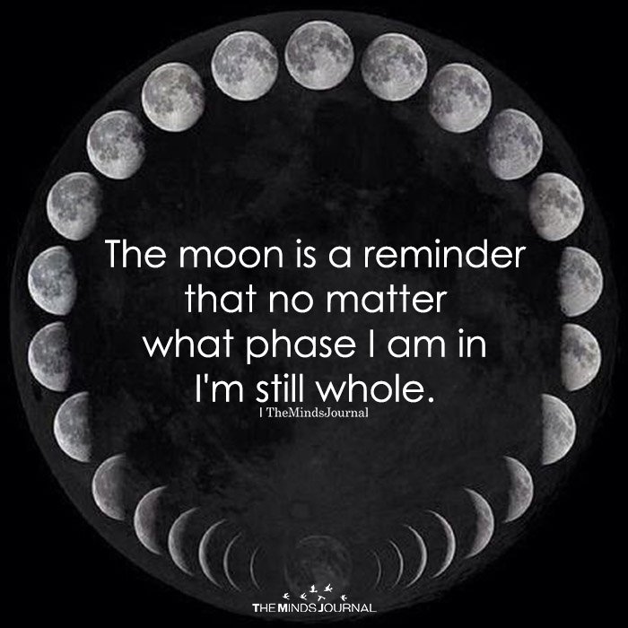 The Moon Is A Reminder