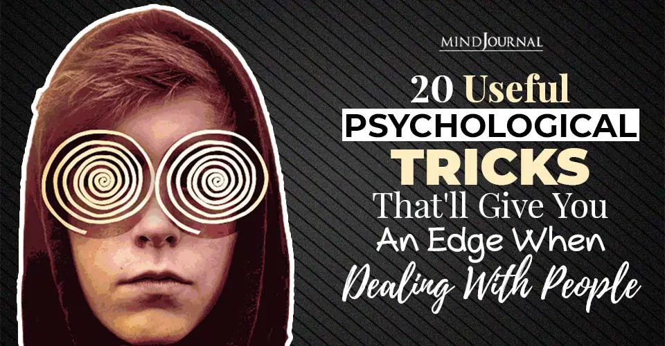 psychological tricks dealing people