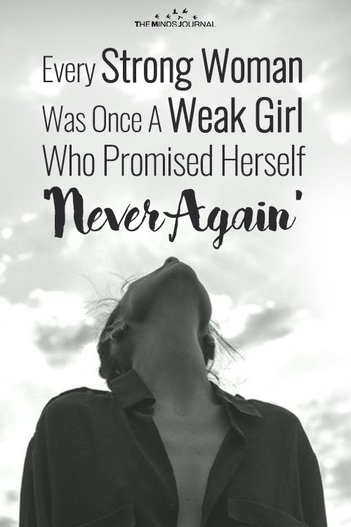 Promised herself Never Again