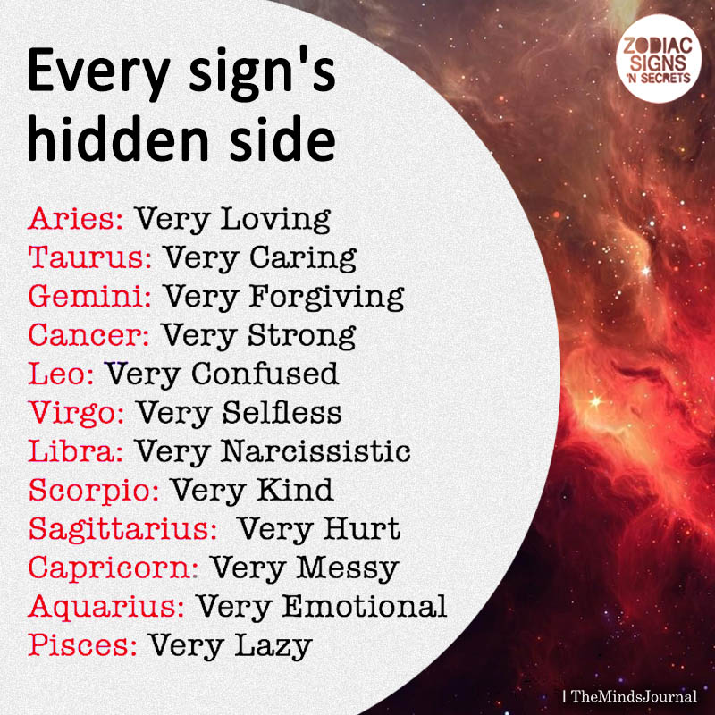 Every Sign's Hidden Side