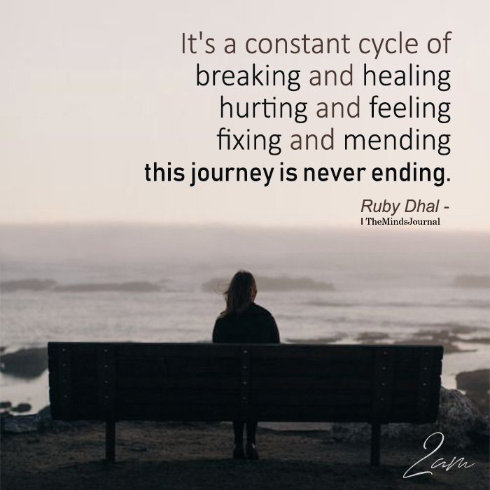 It's A Constant Cycle Of Breaking And Healing