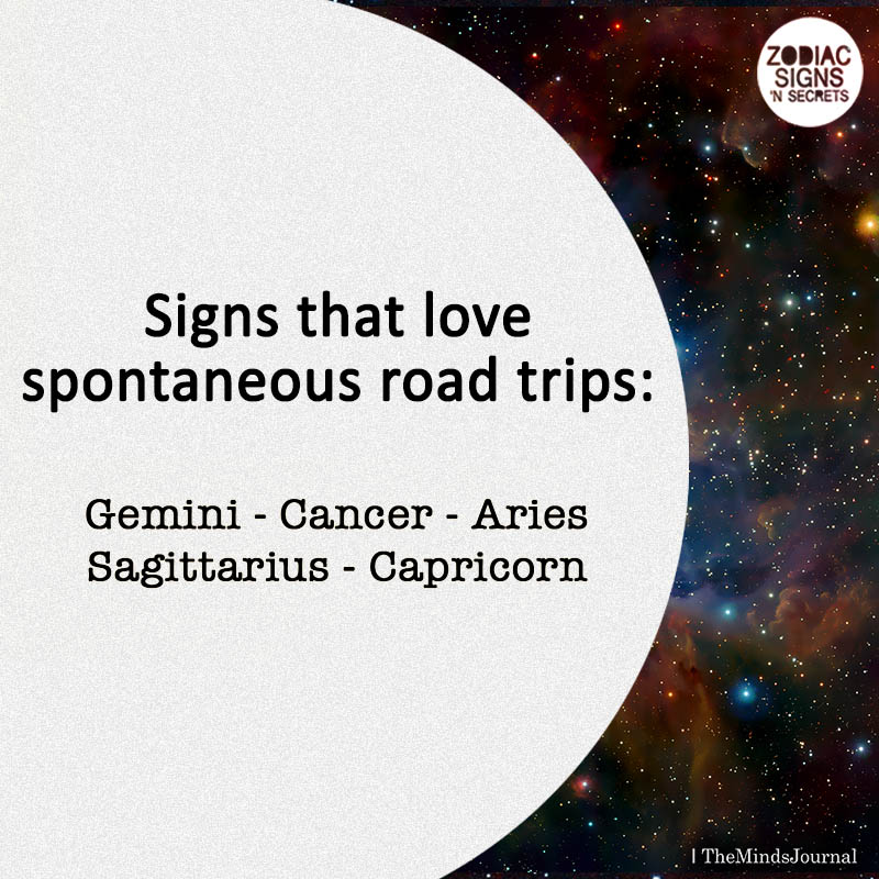 Signs That Love Spontaneous Road Trips