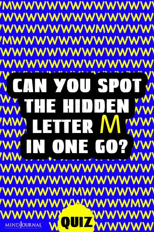 Spot The Hidden Letter M In The Picture quiz pin