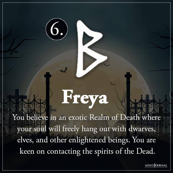 Symbol Death Tell Halloween God Goddess You freya
