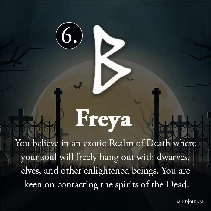 Symbol Death Tell Halloween God Goddess You freya