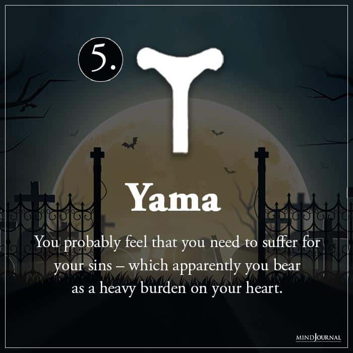 Symbol Death Tell Halloween God Goddess You yama